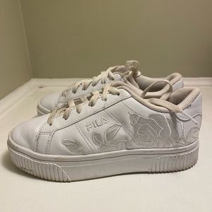 Fila Embroidered Tennis Sneakers